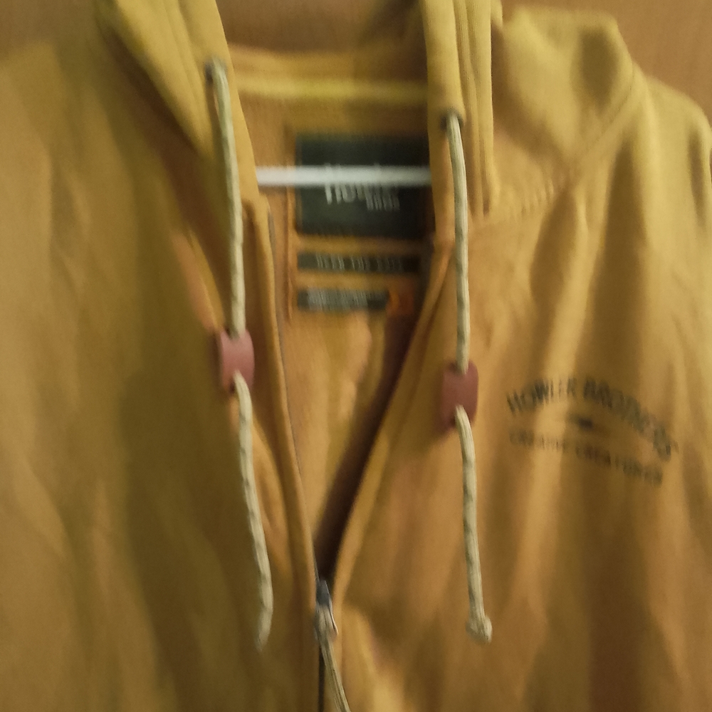 Howler Brothers Creative Creatures Mustard Zip-Up Hoodie Sweater - Picture 7 of 12